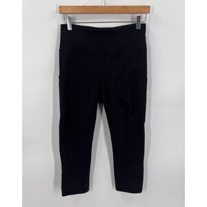 Tek Gear Shapewear High-Waisted Black Capri Leggings Women's Petite Medium PM